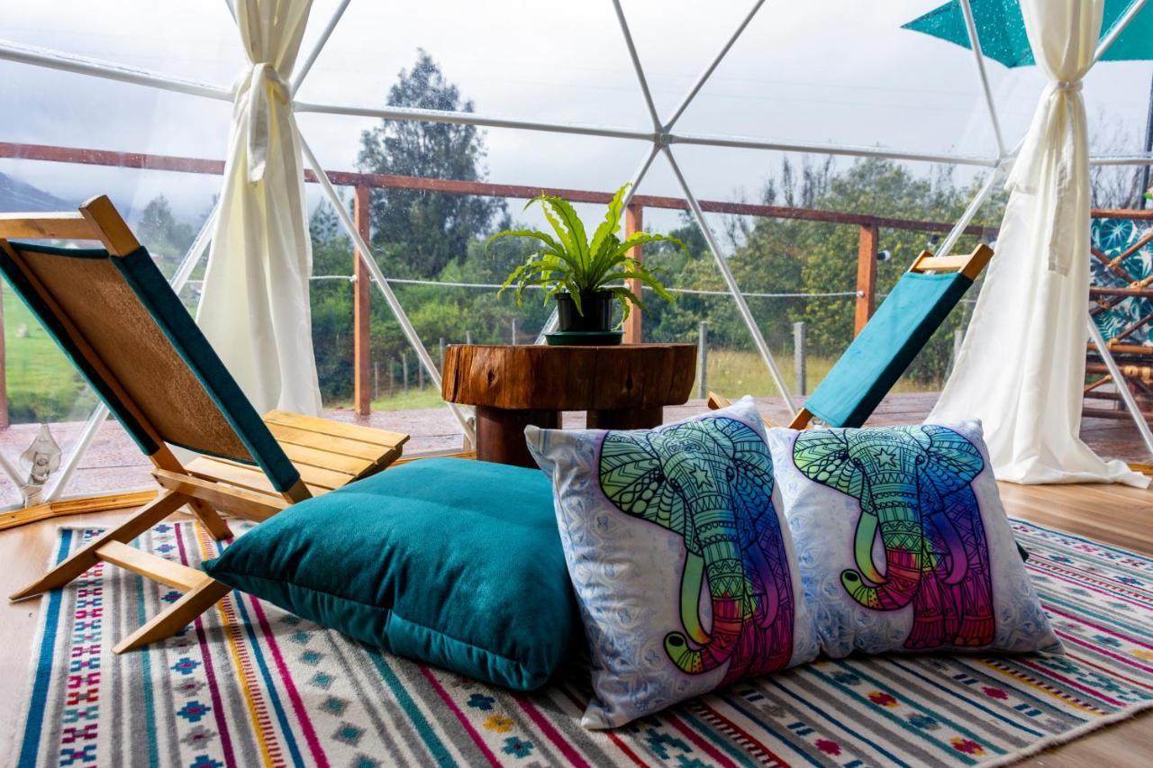 Glamping Claro De Luna Guatavita Luaran gambar